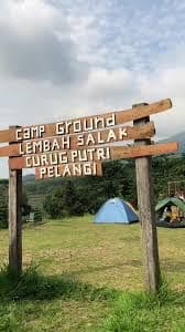 Camp Ground Lembah Salak Curug Putri Pelangi