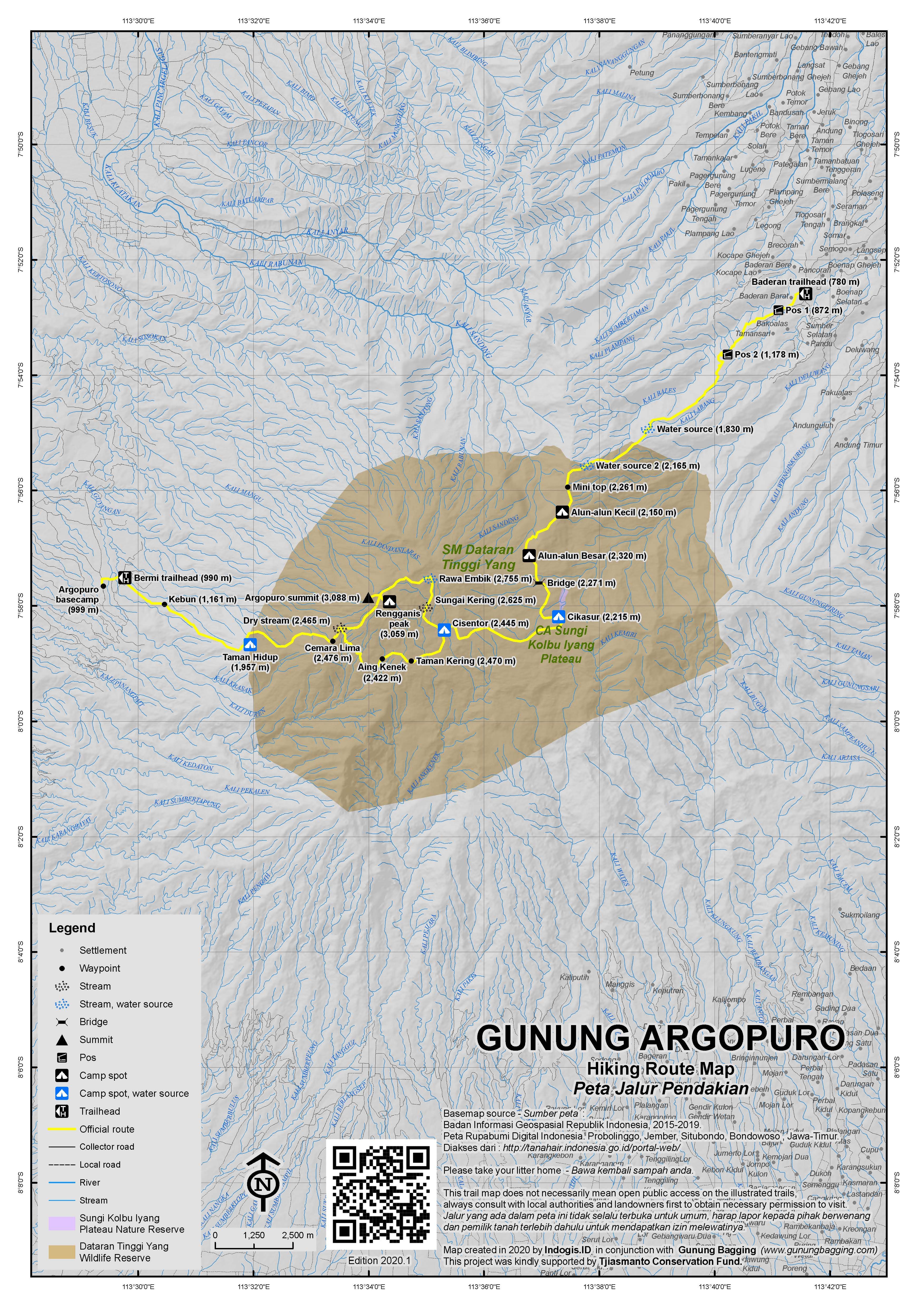Peta Jalur Gunung Argopuro